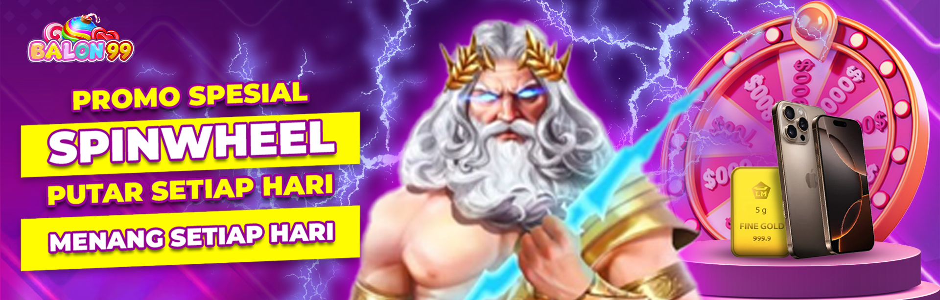lucky spin balon99