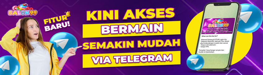 BARU!! FITUR BERMAIN VIA TELEGRAM MUDAH DAN LANCAR